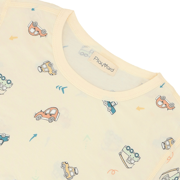 Boy Pyjamas Colourful Vehicles 3/4 Sleeve Lyocell