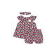 Baby Girl 2pc Set Daisy Blooms (Navy)