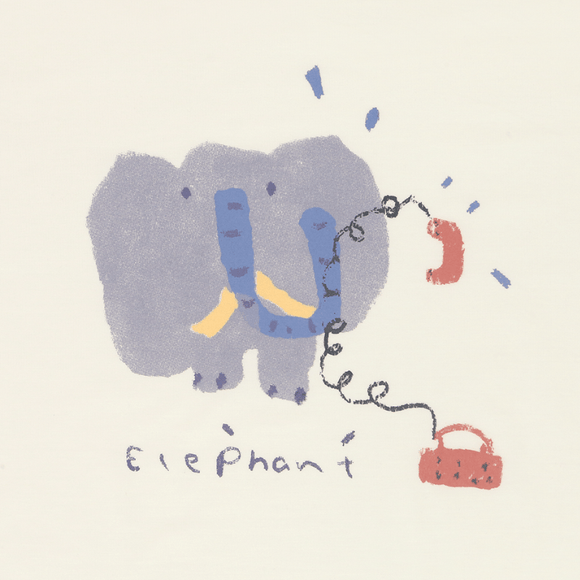 Boy Pyjamas Elephant On Telephone 3/4 Sleeve Lyocell