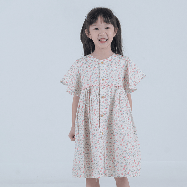 FSBD Sweet Roses Dress - (White)