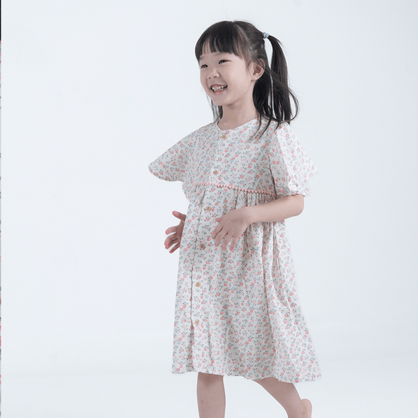 FSBD Sweet Roses Dress - (White)