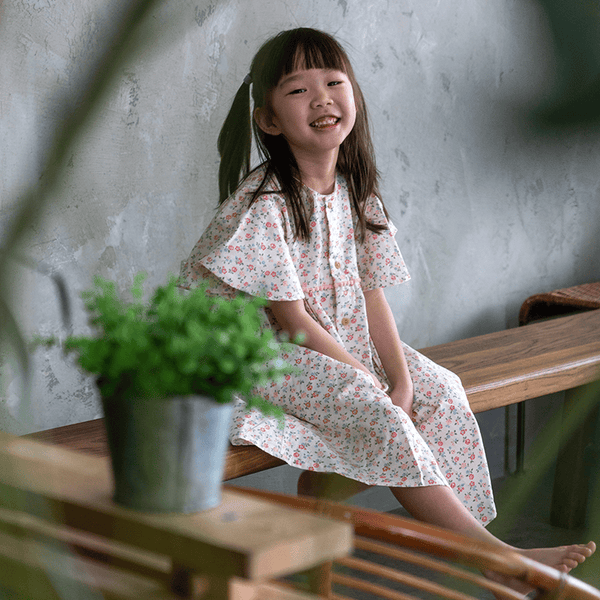 FSBD Sweet Roses Dress - (White)