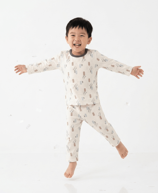 Boy Pyjamas Mischief Dino Lyocell Long Sleeve
