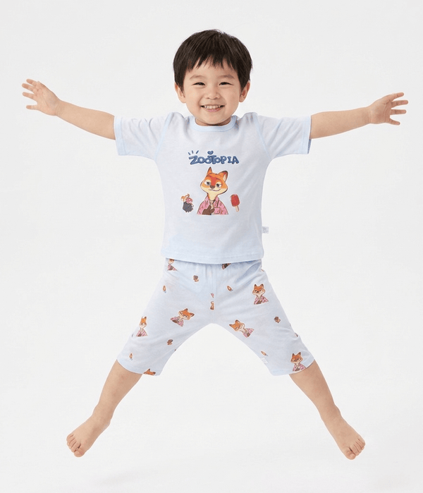 Boy Pyjamas Zootopia 3/4 Sleeve Lyocell