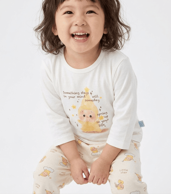 Girl Pyjamas Twinkle Star Jar 3/4 Sleeve Lyocell
