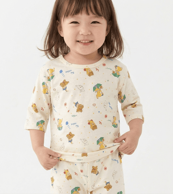 Girl Pyjamas Twinkle Happy Day 3/4 Sleeve Lyocell
