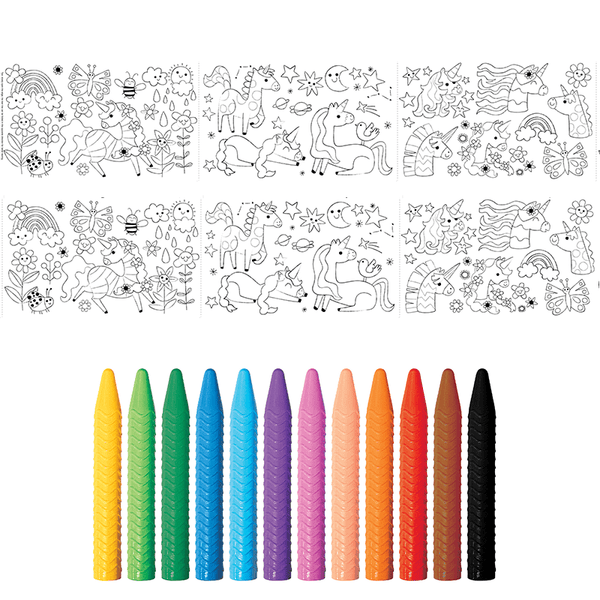 Haku Yoka Colouring Roll Kit - Fantasy Unicorn