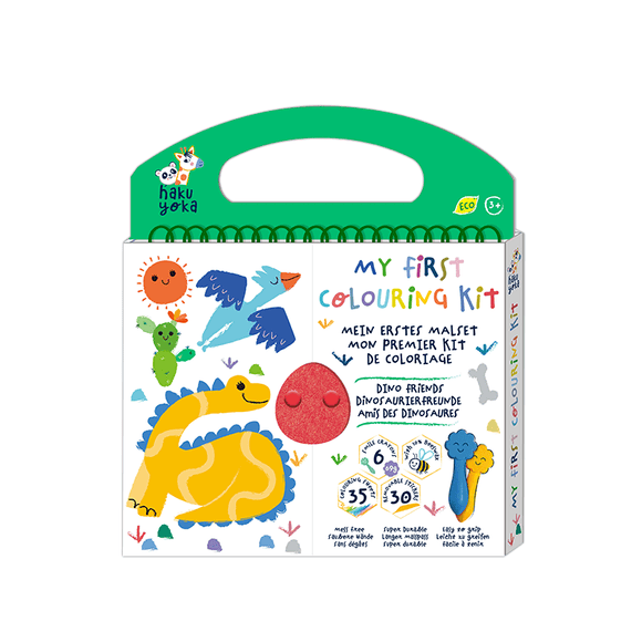 Haku Yoka My First Colouring Kit Dino Friends