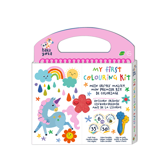 Haku Yoka My First Colouring Kit Unicorn Friends