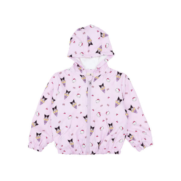 Girl Jacket - Kuromi & Kitty Treats Jacket (Pink)