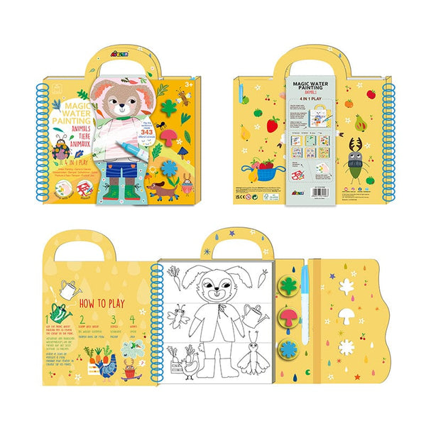 Magic Water Painting Animals - 4 in 1