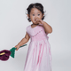 Girl Sleeveless Smocked Dress Mirabella Rose Buds 90 - 2Y / Pink