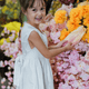 Girl Sleeveless Smocked Dress Mirabella Rose Buds