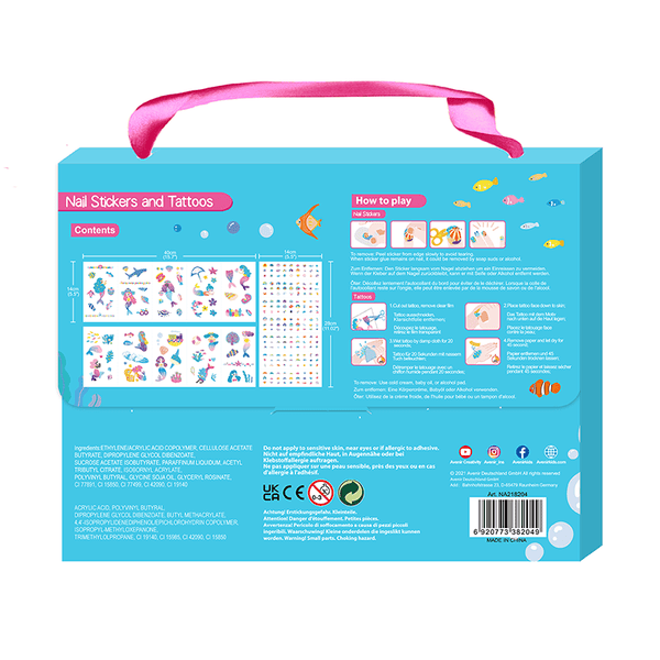 Nail Stickers and Tattoos - Mermaid