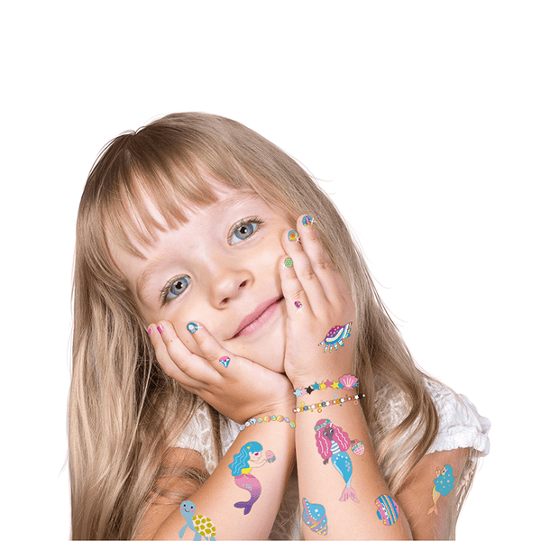 Nail Stickers and Tattoos - Mermaid