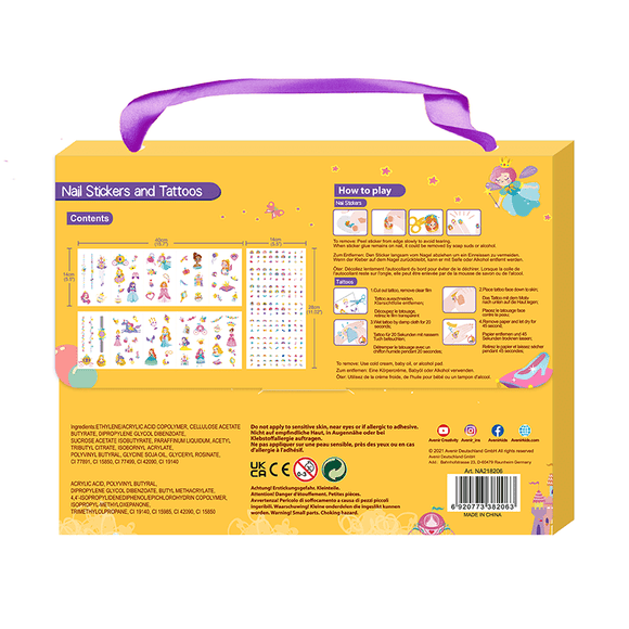 Nail Stickers and Tattoos - Princess