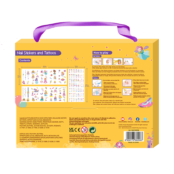 Nail Stickers and Tattoos - Princess