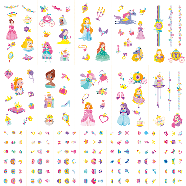 Nail Stickers and Tattoos - Princess