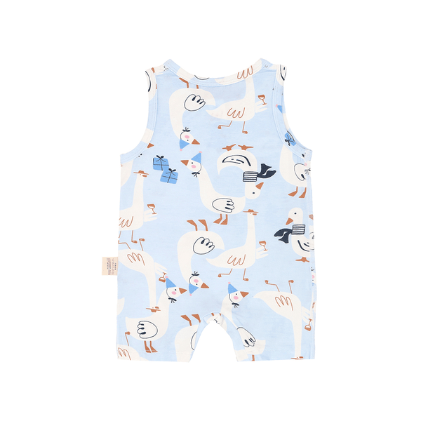 Party Goose Sleeveless Baby Onesie