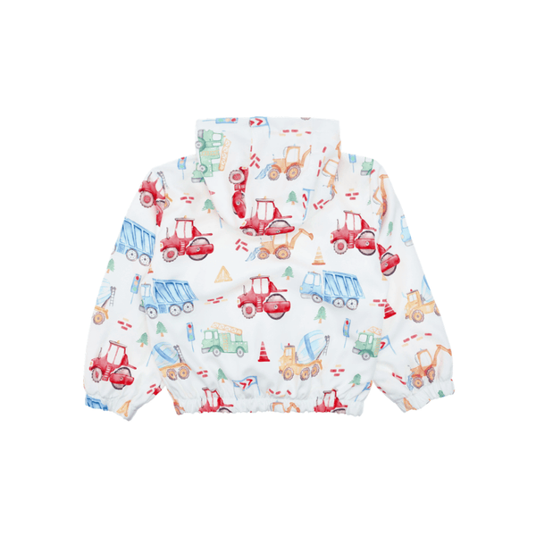 Boy Jacket - Ready, Set, Build! Jacket (White)