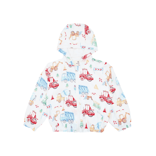 Boy Jacket - Ready, Set, Build! Jacket (White)