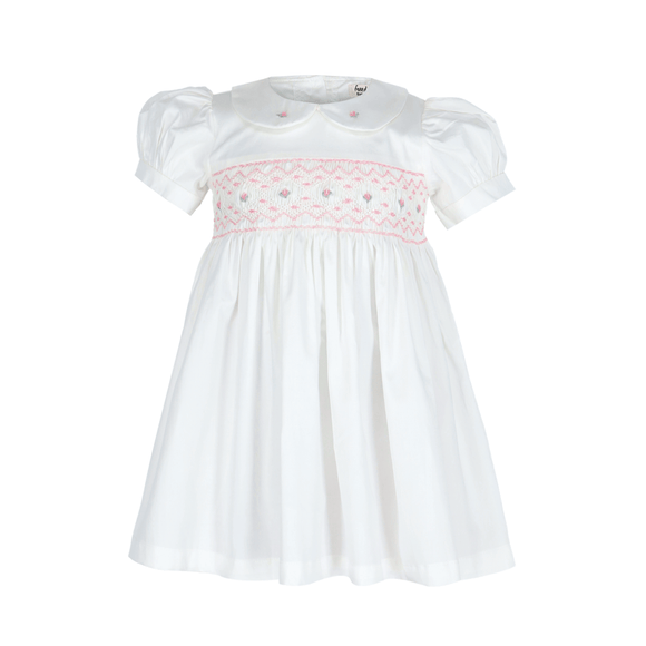 Baby Girl Smocked Collar Dress Sasha