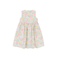 Girl Dress Button Down Sleeveless Secret Garden Bunny - (Pink)