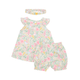 Baby Girl 2pc Set Secret Garden Bunny - (Pink)