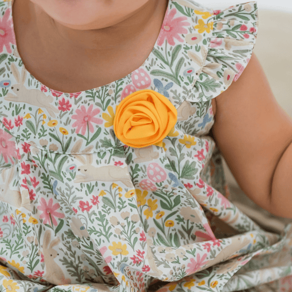 Baby Girl 2pc Set Secret Garden Bunny - (Pink)