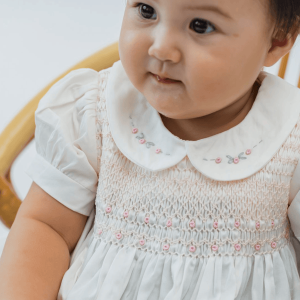 Baby Girl Smocked Collar Dress Sierra