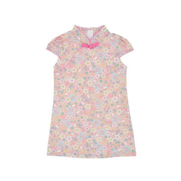 Strawberries & Fleur Qipao (Pink)