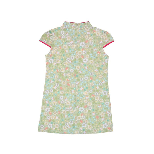 Strawberries & Fleur Qipao (Green)