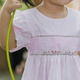 Baby Girl Smocked Dress Sweet Bunnies - Pink