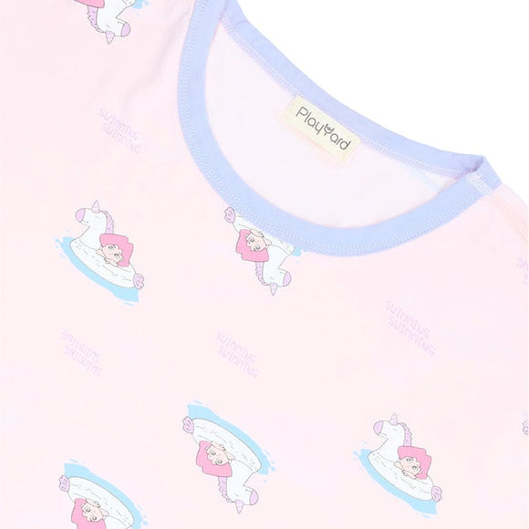 Swimming With Unicorn Float Modal Short Sleeve PJ