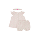 Baby Girl 2pc Set Tiny Blossoms  - (White)