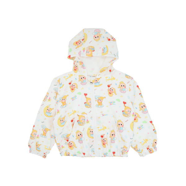 Girl Jacket - Twinkle Star Happy Days (White)