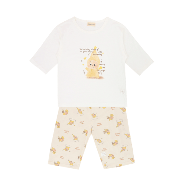 Girl Pyjamas Twinkle Star Jar 3/4 Sleeve Lyocell