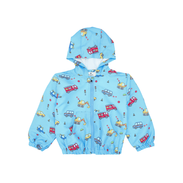 Boy Jacket - Wheels & Adventures (Light Blue)
