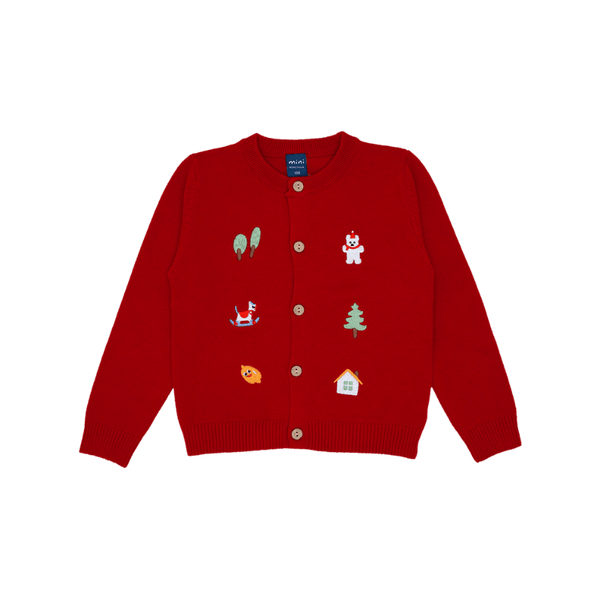 Kids Cardigan Winter Wonderland