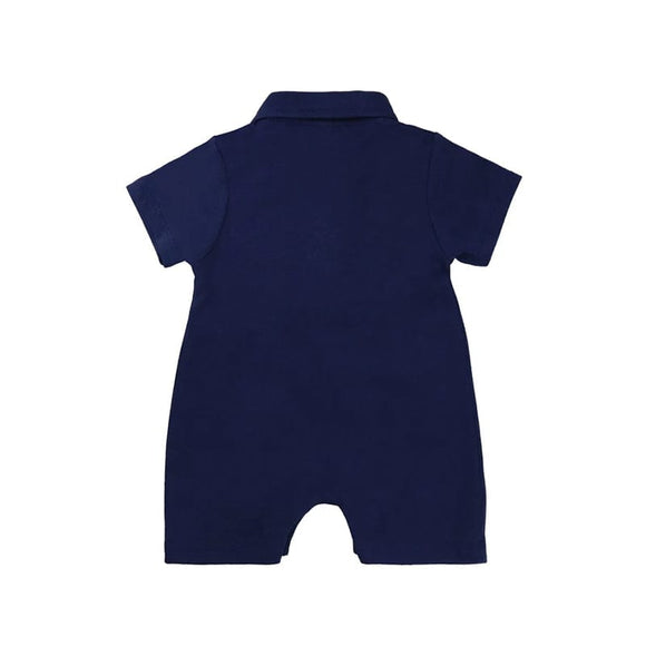 A Star Is Born Collared Cotton Baby Boy Onesie
