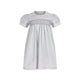 Adora Polkadot Baby Grey Smocked Dress