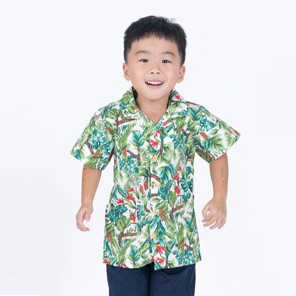 Aloha Boy Shirt - Rainforest