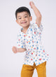 Aloha Shirt - Sailboat & Anchor (White)