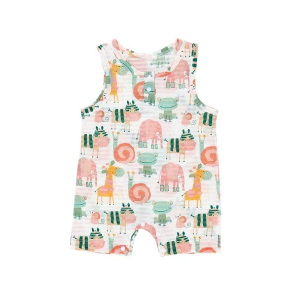 Animal Kingdom Bamboo Cotton Sleeveless Onesie