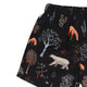 Animals In Autumn Pull Up Shorts (Black)