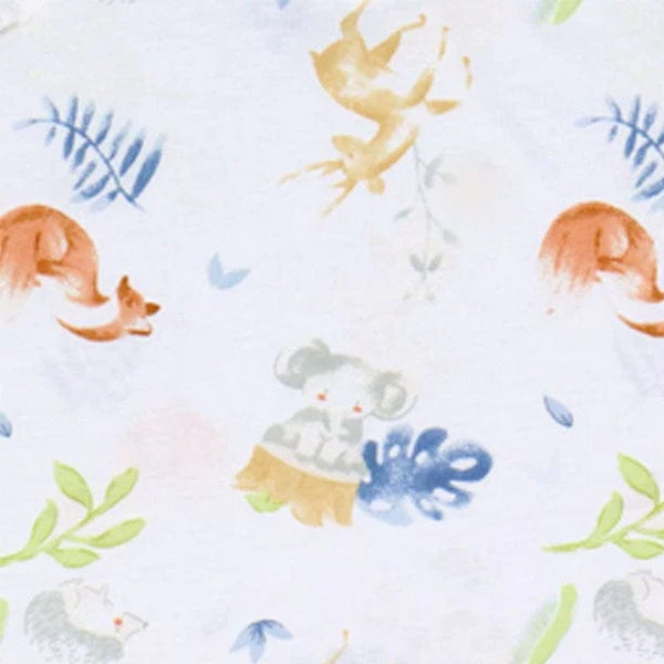 Animals In Autumn Cotton Sleeveless Onesie