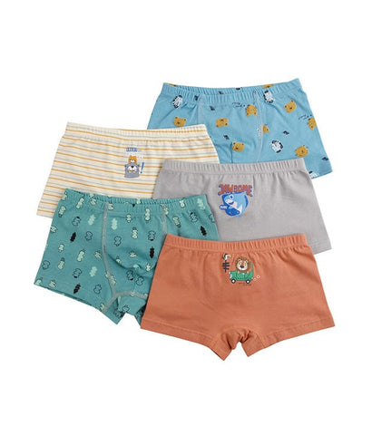 Awesome Shark & Friends Boxer Style Underwear (5Pc Pack)
