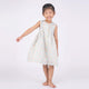 Button Down Petite Fleur Girl Dress - (Light Blue)