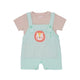 Brave Lion Baby Boy Cotton 2Pc Playsuit