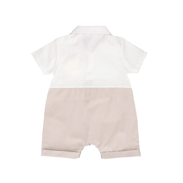 Brave Lion with Bow Tie Baby Boy Cotton Onesie